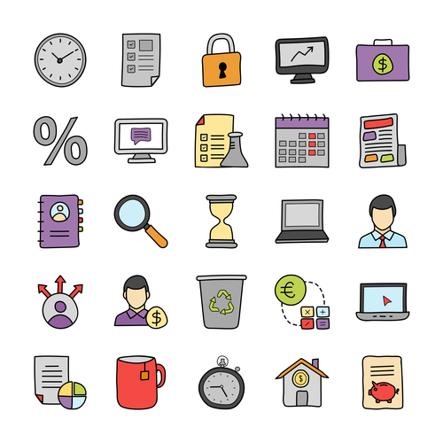 Vector collection icons