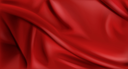 folds silk red background vector