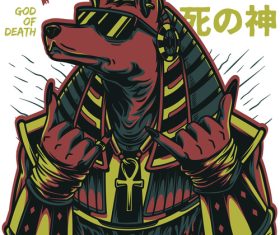 Anubiz vector t-shirt illustrations