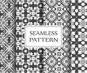Baroque pattern seamless background vector