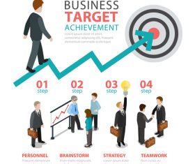 Business situation flat style concept vector