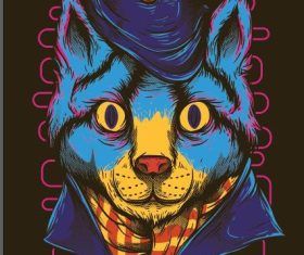 Catown vector T-Shirt illustrations