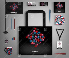 Design corporate identity template vector