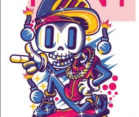 Funy vector T-Shirt illustrations