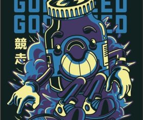 Godspeed vector T-Shirt illustrations