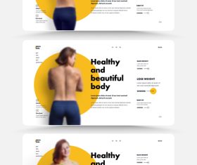 Healthy and beautiful body vector
