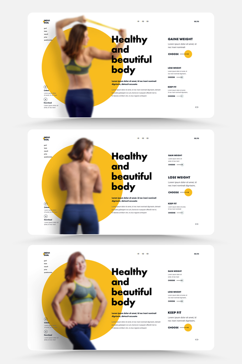 Healthy and beautiful body vector