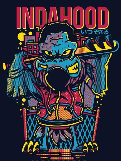 Indahood vector T-Shirt illustrations