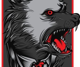 Mafia wolves t-shirt design vector