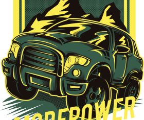 Morepower vector t-shirt illustrations