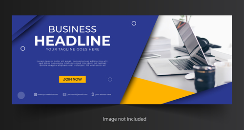 Professional banner template vector