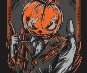 Pumvitations t-shirt illustrations vector