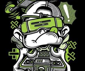 Race hq vector T-Shirt illustrations