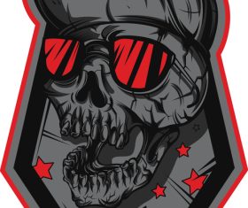 Skull grave vector t-shirt illustrations