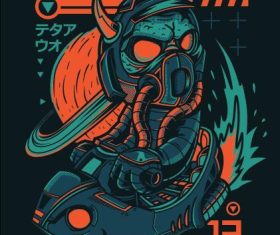 Stars traveller vector T-Shirt illustrations