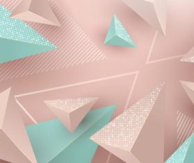Triangle abstract background vector