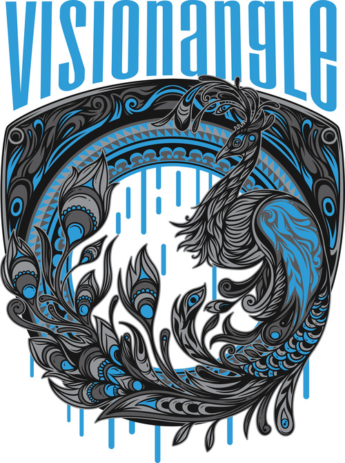 Visionangle vector t-shirt illustrations