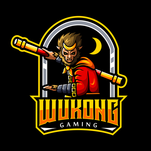 Wukong game logo design vector