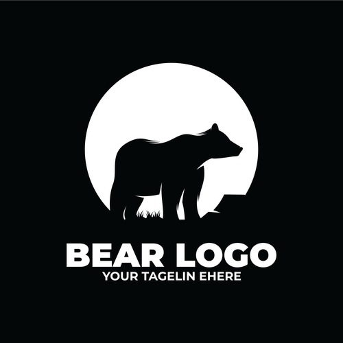 Bear logo vector