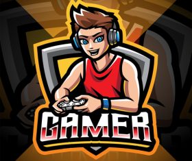 ESports logo design vector