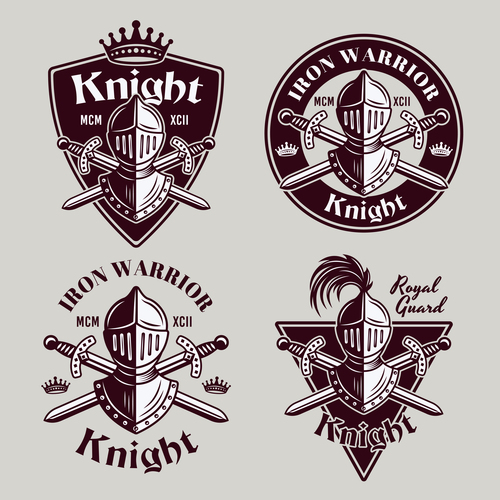 Knight logo vector