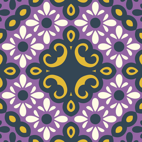 Lisbon azujelos seamless pattern vector