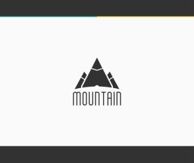 Mountain logo symbol vector