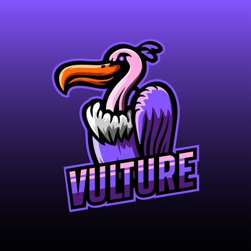 Vulture logo vector