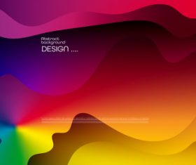 Abstract geometric gradient background vector