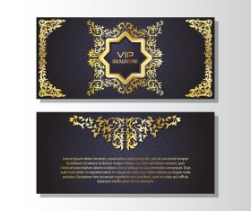 Banner VIP card design vector