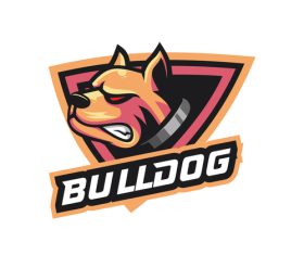 Bulldog vector logo