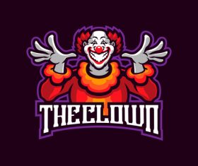 Clown icon vector