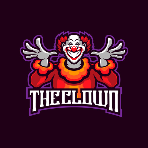 Clown icon vector
