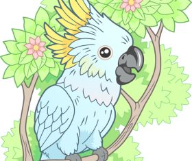Cockatoo vector illustration