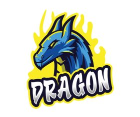 Dragon vector logo