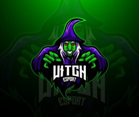 Green wizard logo vector