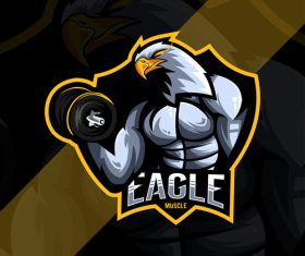 Gym logo design vector