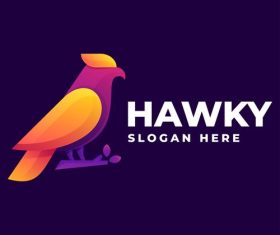 Hawky vector logo