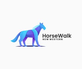 Horse vector logo