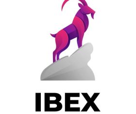 Ibex vector logo