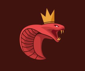 King cobra logo vector