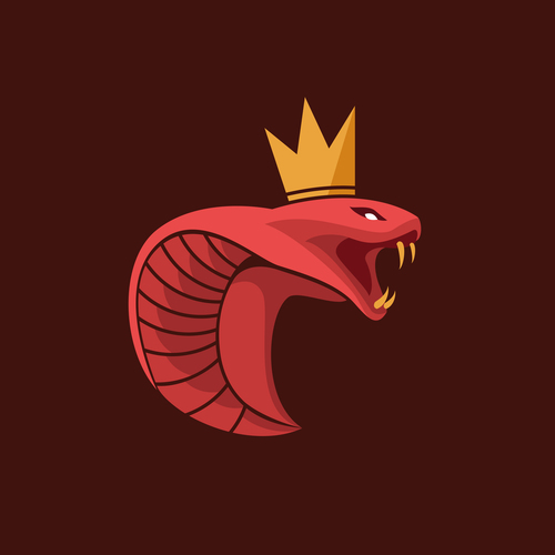 King cobra logo vector