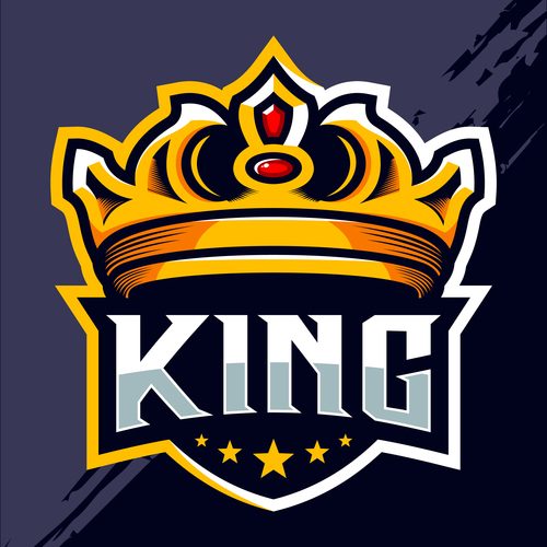 King crown logo vector