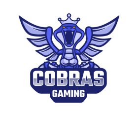 Laugh cobras vector logo