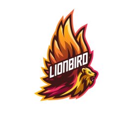 Lionbird vector logo