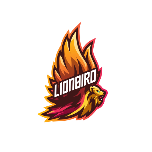 Lionbird vector logo
