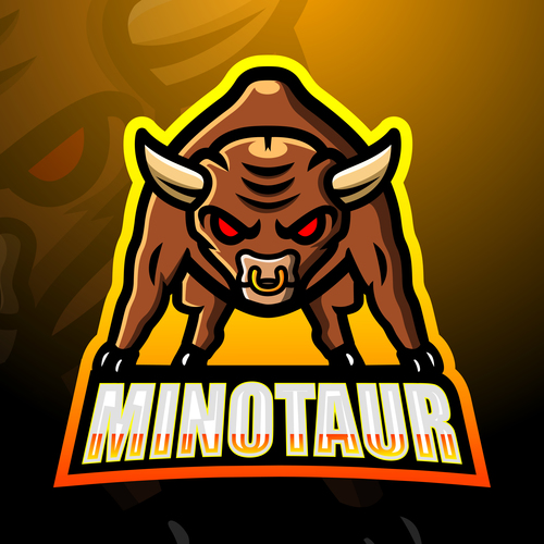 Minotaur logo vector