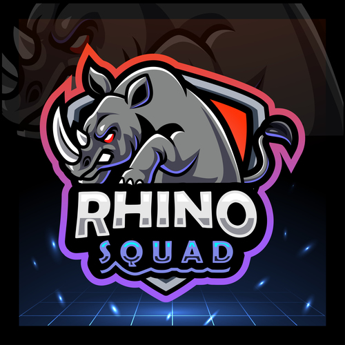 Phino squad esports logo vector