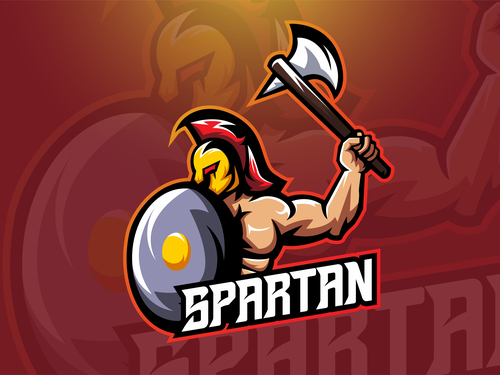Spartan axe vector logo