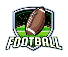 American Football Sport Logo vector